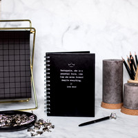 Black Notebook by Kristen McSorley Boiled Wheat Photography